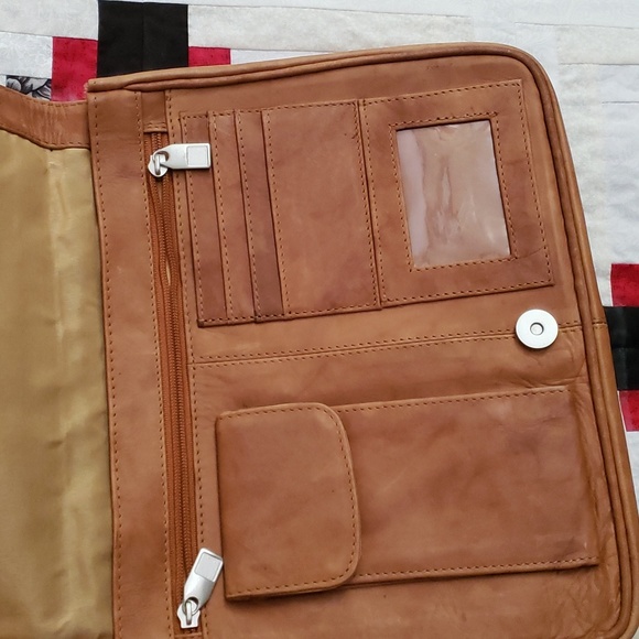 Leather Handpainted Bag - Picture 2 of 3